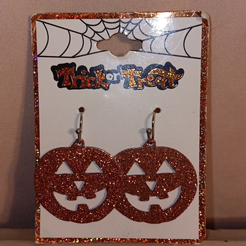 Women Holloween Pumpkin Earrings